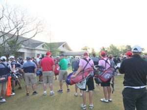 A tournament gets underway at Brenham Country Club
