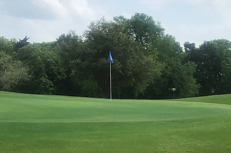 Lush green at Brenham Country Club