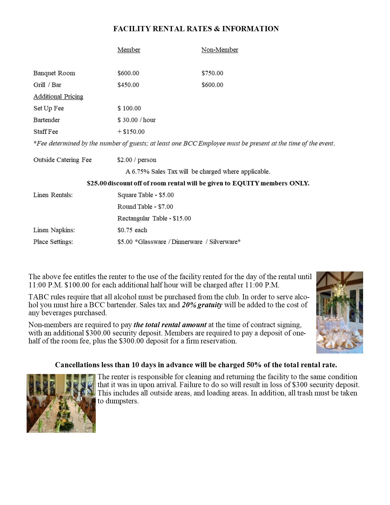 Brenham Event and Wedding Venue Brenham Country Club